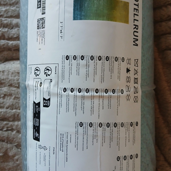 NEW  IKEA HOTELLRUM Beautiful 6'7 x 2'7 Area Rug  only opened for pictures. The - Picture 3 of 16